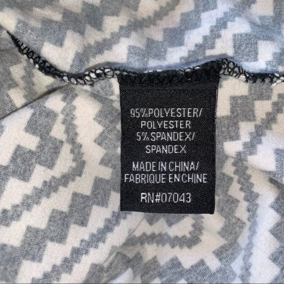 Stella Tweed Peplum Dress Size‎ Medium Black & White Chevron Short  Sleeve - Picture 7 of 7